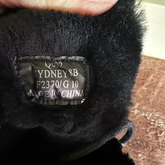 Coach Sidney Kidsuede Booties size 8. Style Q692 black - Picture 13 of 14